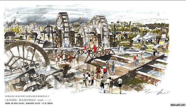 精彩的手繪效果圖