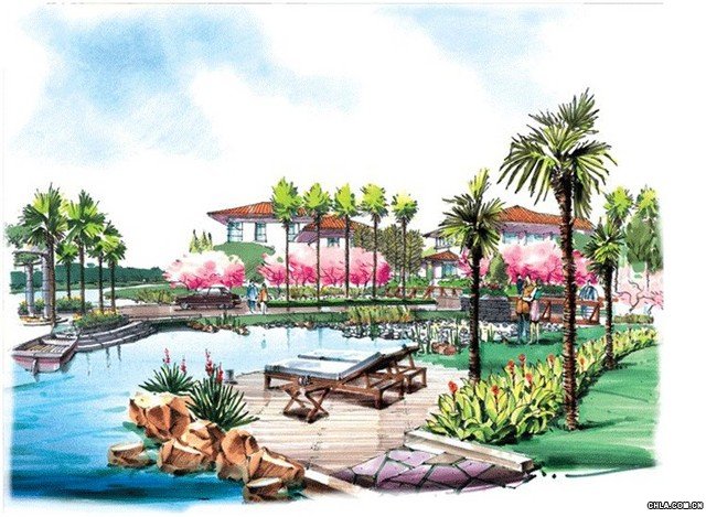 精彩的手繪效果圖