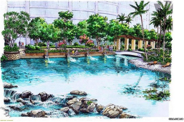 精彩的手繪效果圖