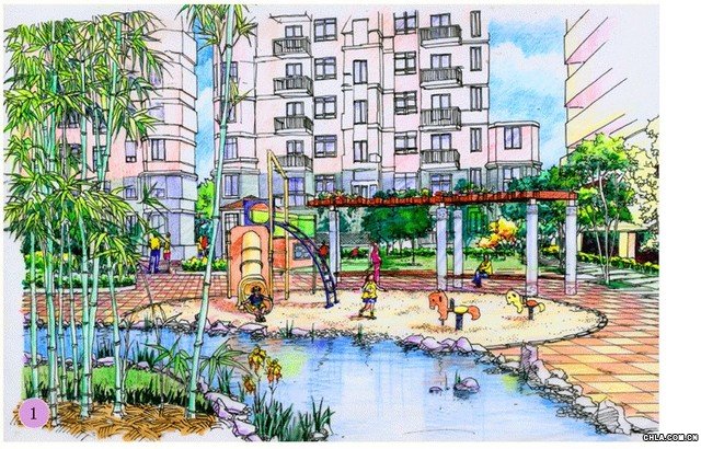 精彩的手繪效果圖