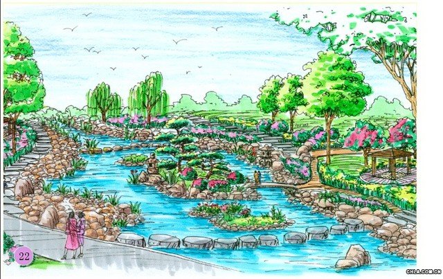 精彩的手繪效果圖