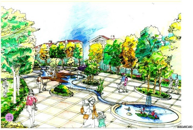 精彩的手繪效果圖