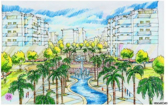 精彩的手繪效果圖