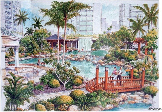 精彩的手繪效果圖