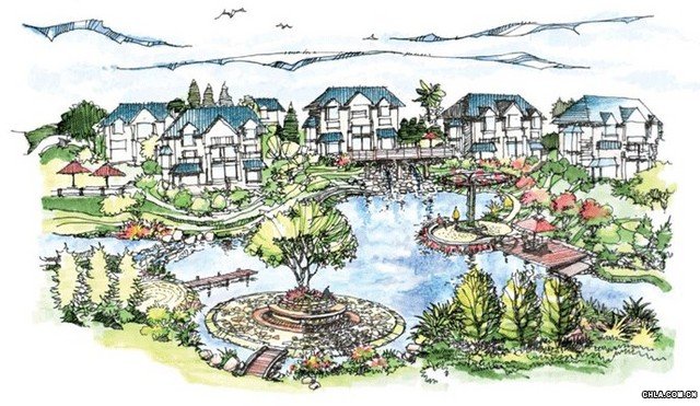 精彩的手繪效果圖