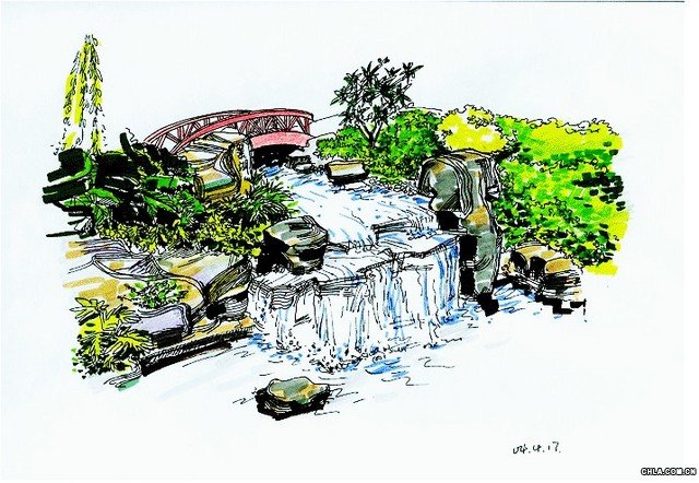 精彩的手繪效果圖