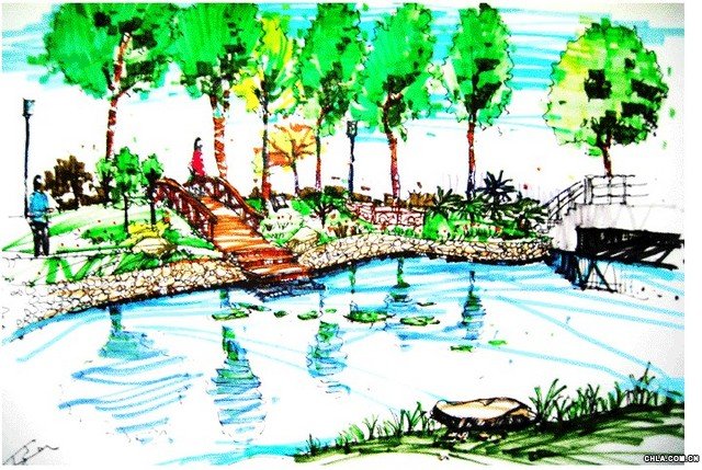 精彩的手繪效果圖