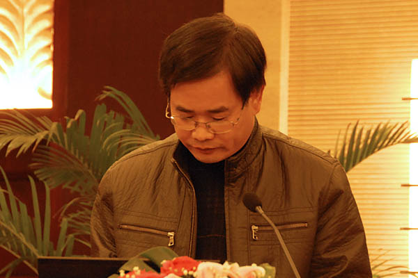 南陽市園林局樊濤到會發言