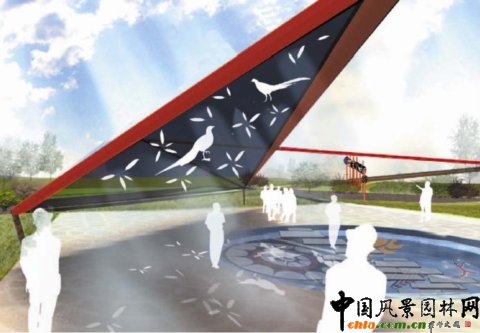 臺(tái)灣原民園設(shè)計(jì)--中央主景區(qū)