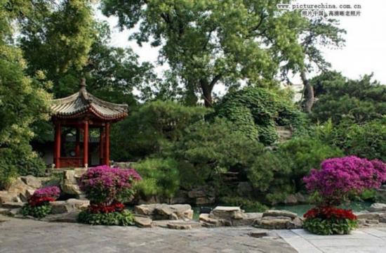 釣魚臺國賓館優美的古典園林