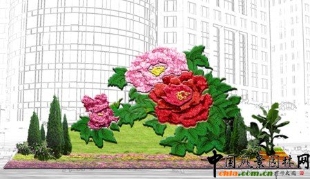 國慶花壇布置