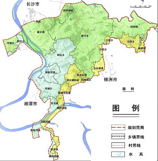 綠心地區(qū)規(guī)劃范圍圖