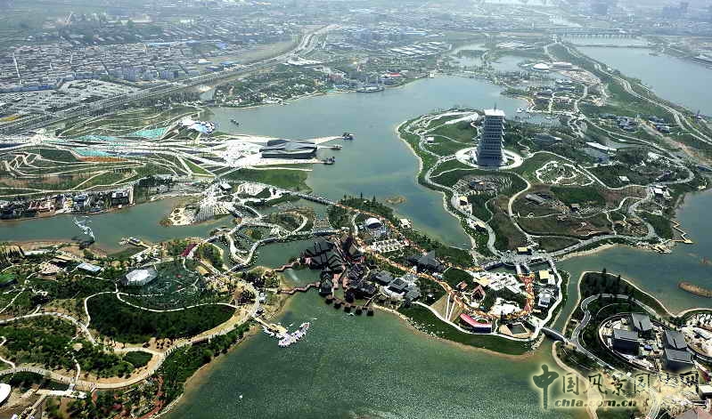 盛葉夏樹 世園會 景觀規劃 航拍實景