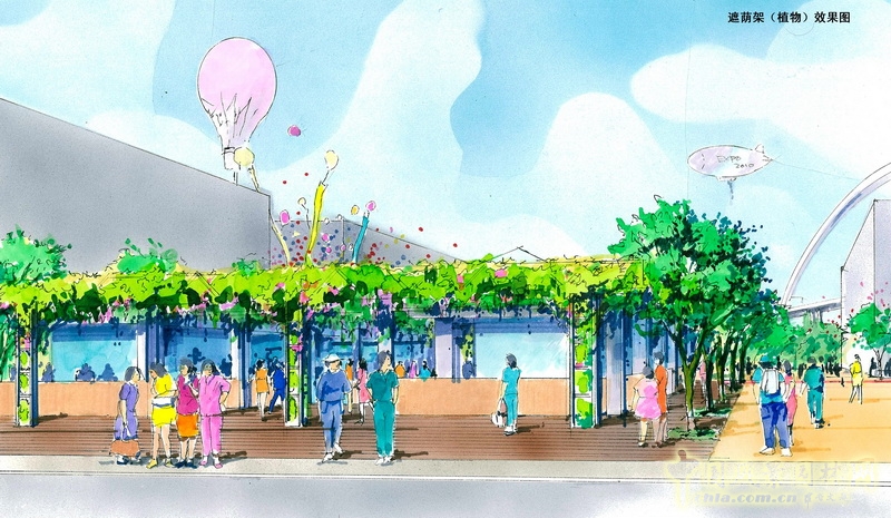 盛葉夏樹 世博會(huì) 景觀設(shè)計(jì) 效果圖