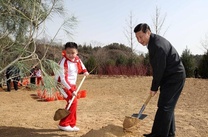 習(xí)近平 義務(wù)植樹(shù) 永定河 園博會(huì)