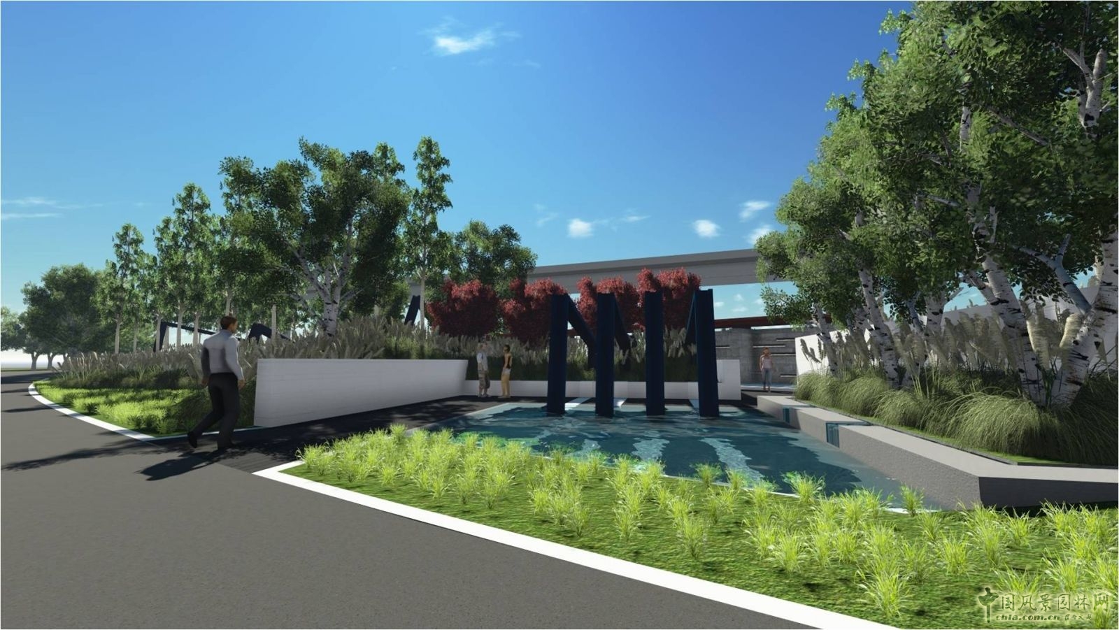 北京園博會設計師廣場 獲獎作品 流動的窗 顧志凌 景觀設計 中國風景園林網