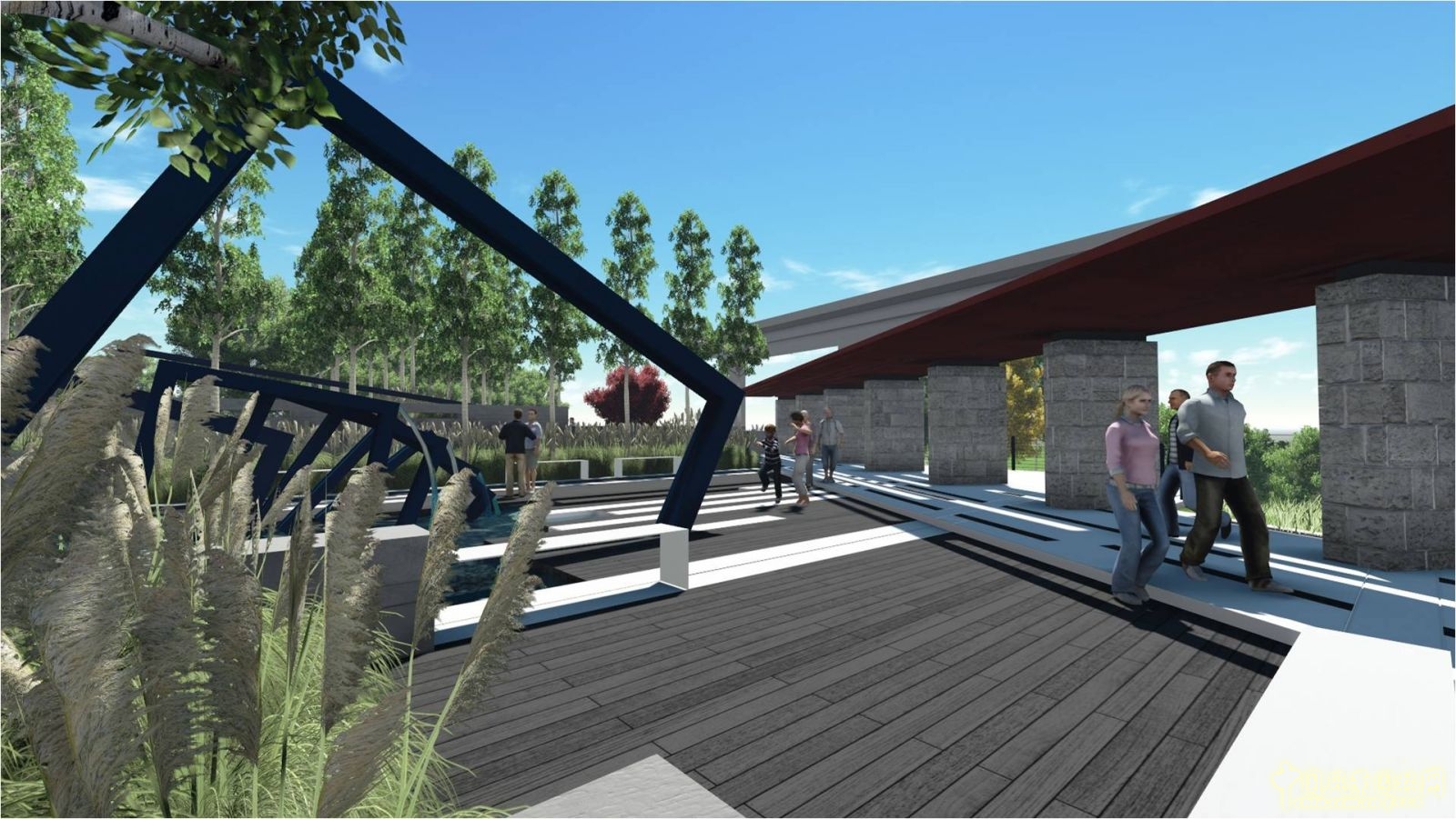 北京園博會設計師廣場 獲獎作品 流動的窗 顧志凌 景觀設計 中國風景園林網