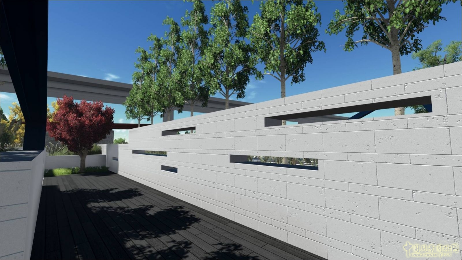 北京園博會設計師廣場 獲獎作品 流動的窗 顧志凌 景觀設計 中國風景園林網