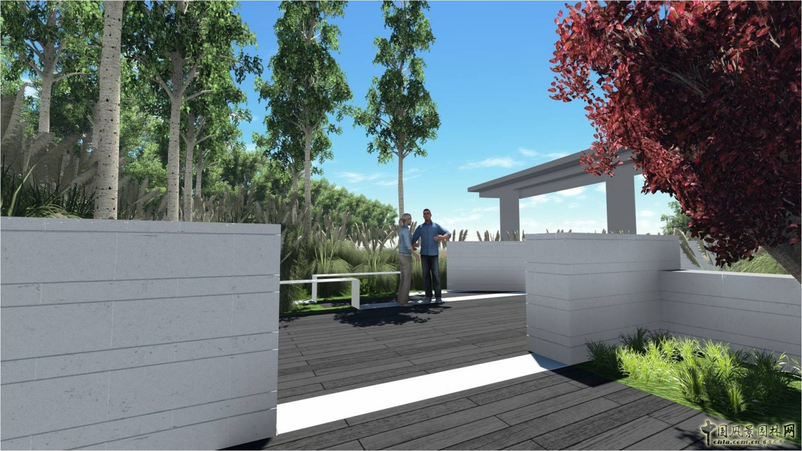 北京園博會設計師廣場 獲獎作品 流動的窗 顧志凌 景觀設計 中國風景園林網