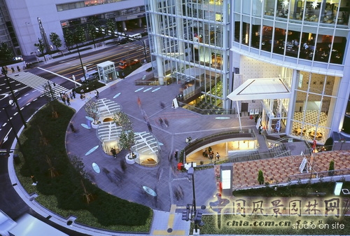 三谷徹 作品 大阪西梅田入口廣場 北京園博會 中國風景園林網