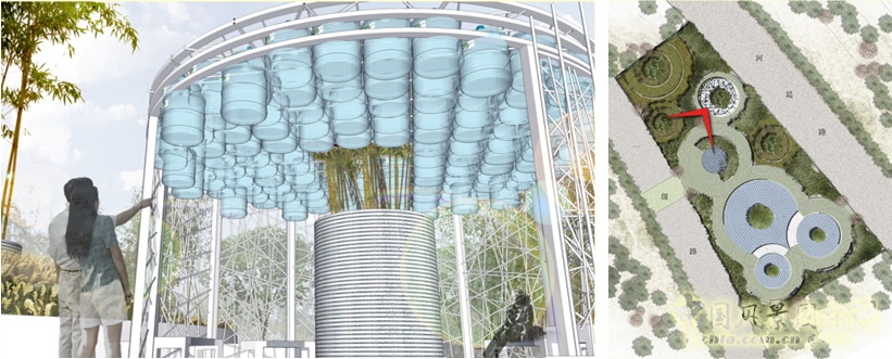 北京園博會 設計師廣場 獲獎 作品 郭明 點滴園 中國風景園林網