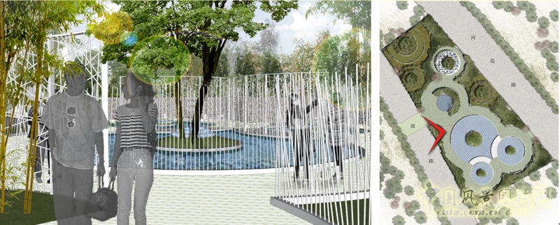 北京園博會(huì) 設(shè)計(jì)師廣場(chǎng) 獲獎(jiǎng) 作品 郭明 點(diǎn)滴園 中國(guó)風(fēng)景園林網(wǎng)