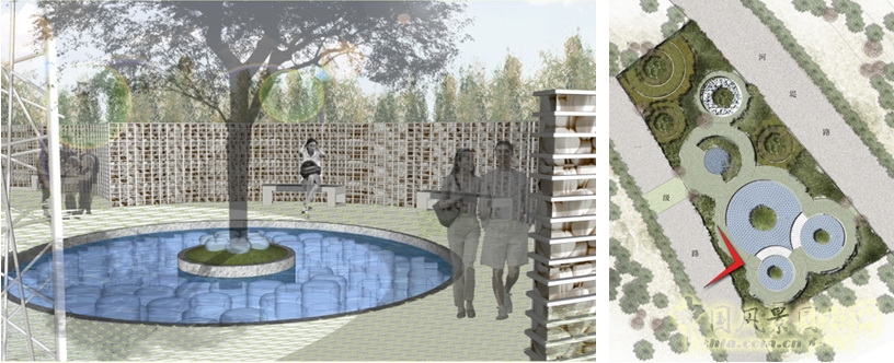 北京園博會(huì) 設(shè)計(jì)師廣場(chǎng) 獲獎(jiǎng) 作品 郭明 點(diǎn)滴園 中國(guó)風(fēng)景園林網(wǎng)