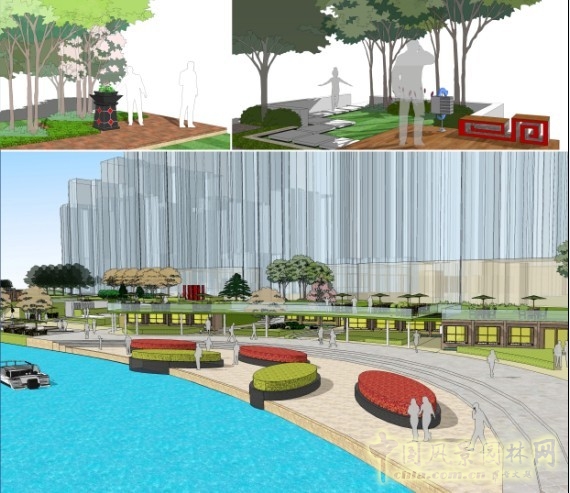 規劃設計方案  景觀 景觀提升 景觀布局 規劃設計 酒吧街