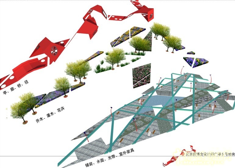 翟俊 園林地毯 造園元素 園林景觀 中國古典園林