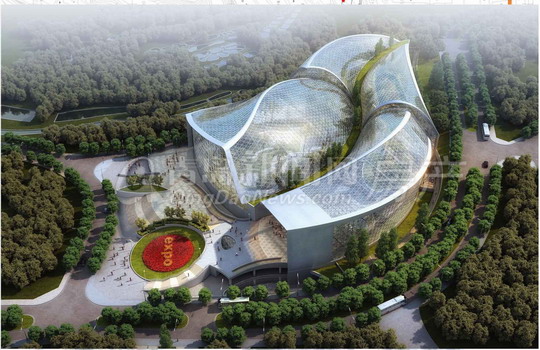 世園會(huì) 植物館 規(guī)劃 玻璃伊甸園 中國(guó)風(fēng)景園林網(wǎng)