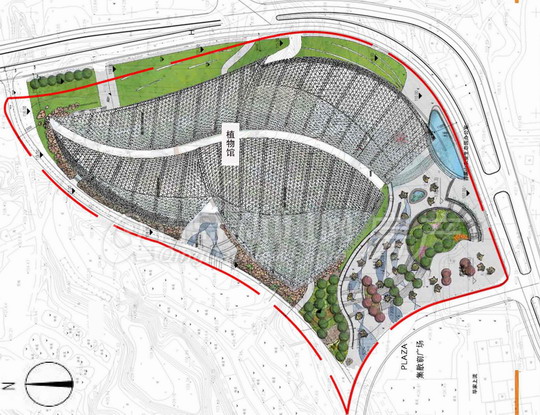 世園會(huì) 植物館 規(guī)劃 玻璃伊甸園 中國(guó)風(fēng)景園林網(wǎng)