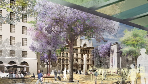 拉茨合伙人贏得英國圣彼得廣場國際設計競賽 世界園林 規劃設計 中國風景園林網