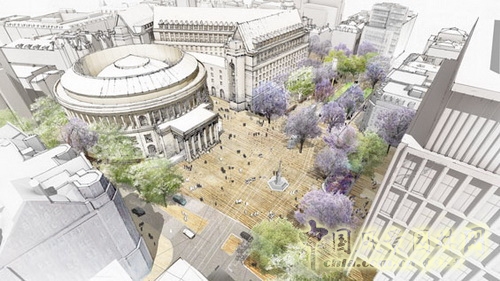 拉茨合伙人贏得英國圣彼得廣場國際設計競賽 世界園林 規劃設計 中國風景園林網