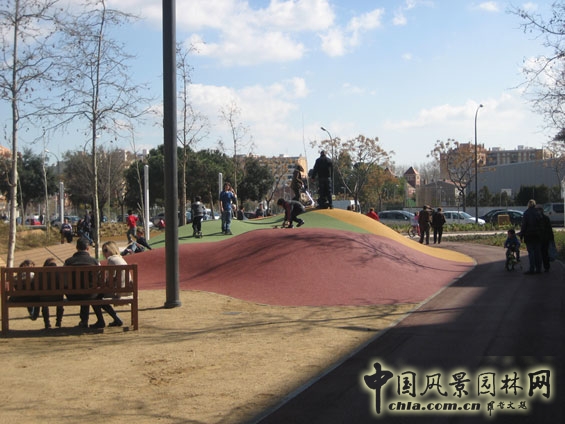 西班牙雷烏斯甘地公園實景展示 公園綠地 世界園林 中國風景園林網