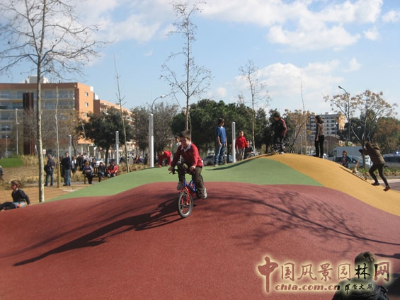 西班牙雷烏斯甘地公園實景展示 公園綠地 世界園林 中國風景園林網