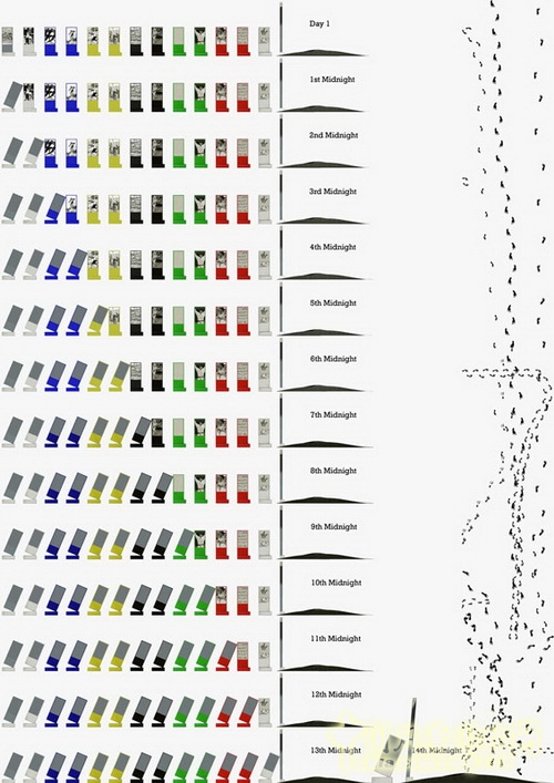 倫敦奧運會大膽嘗試多米諾骨牌屏幕造型 規劃設計 世界園林 中國風景園林網