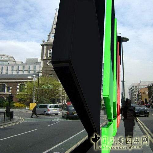 倫敦奧運會大膽嘗試多米諾骨牌屏幕造型 規劃設計 世界園林 中國風景園林網