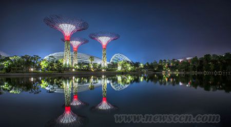 新加坡 海灣花園 景觀設計 建筑設計 中國風景園林網