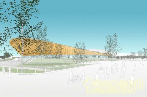 倫敦奧林匹克自行車館 中國風景園林網