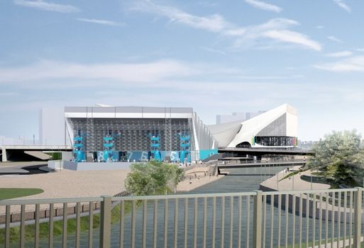 倫敦奧運(yùn)會(huì)水球館 中國風(fēng)景園林網(wǎng)