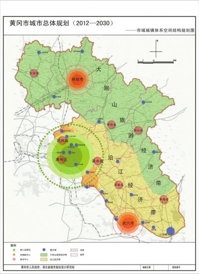 黃岡 城市 總體規劃 中國風景園林網