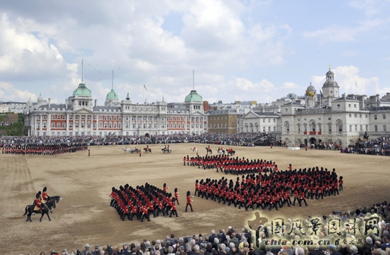 英國皇家騎兵衛隊閱兵場 中國風景園林網