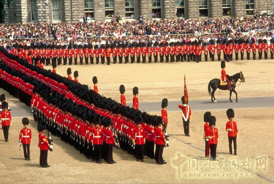英國皇家騎兵衛隊閱兵場 中國風景園林網