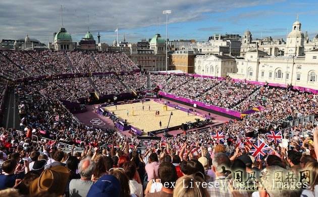 英國皇家騎兵衛隊閱兵場 中國風景園林網