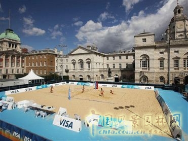 英國皇家騎兵衛隊閱兵場 中國風景園林網