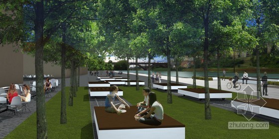 德拉瓦河濱水區域景觀