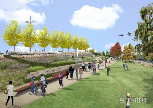 倫敦奧林匹克公園生態種植設計