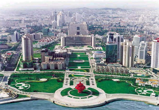 魯班獎  景觀 展示 青島 五四廣場 中國風景園林網