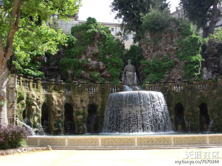 埃斯特莊園 噴泉 百泉宮 圣杯噴泉 園林設(shè)計(jì)