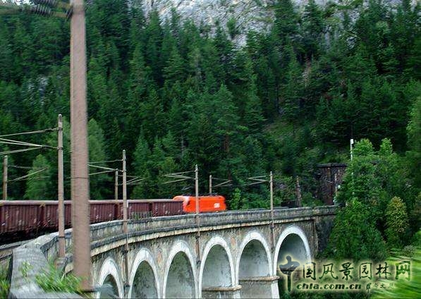 塞默靈鐵路 中國風景園林網